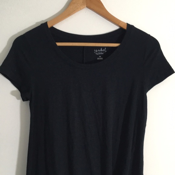 Isabel Maternity Knotted Short Sleeved Tunic Top - Picture 3 of 6